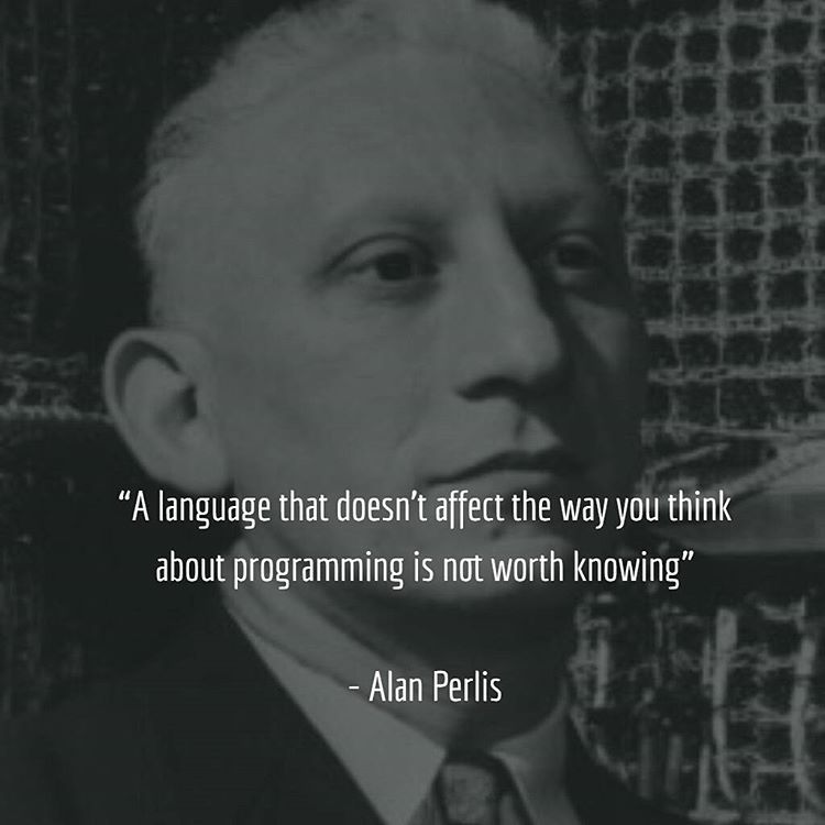 Alan Perlis - Not Worth Knowing