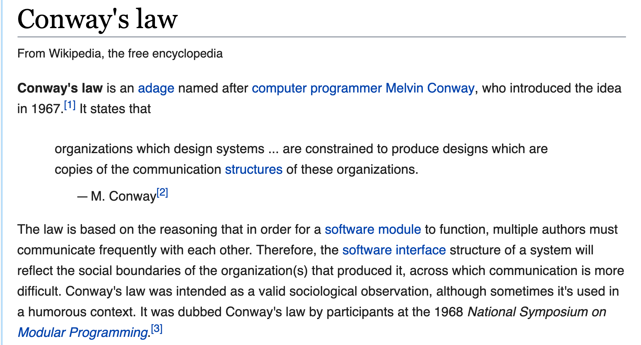 Conway's Law