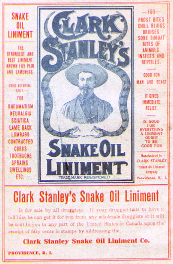 Snake Oil Ad