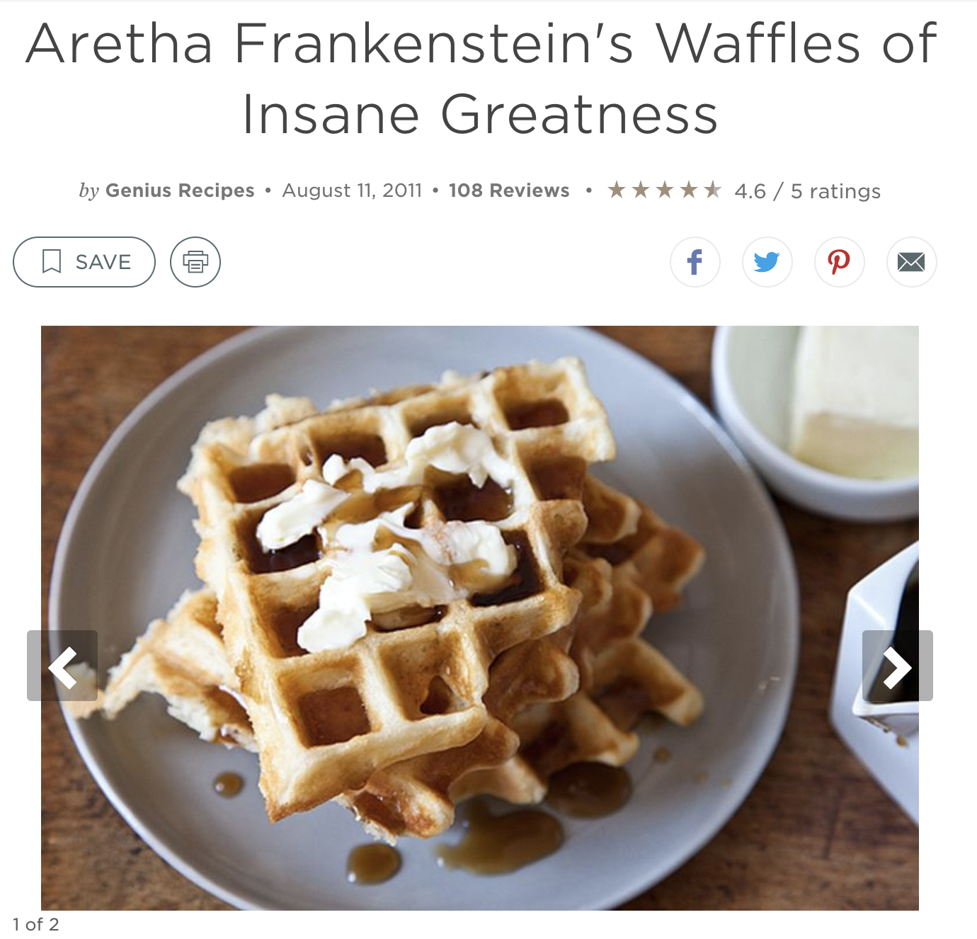 Waffles of Insane Greatness